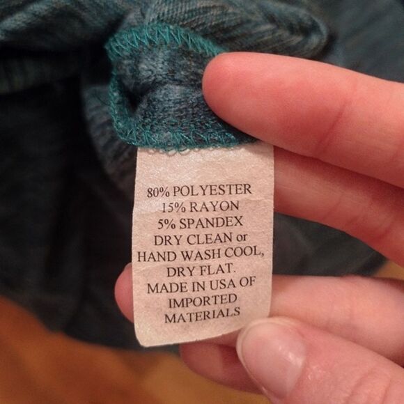 Caroline Rose Women's Size Large Two Piece Long Sleeve and Vest Cardigan Set - Picture 10 of 10